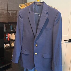 Ralph Lauren Classic Blue Blazer with Gold Buttons